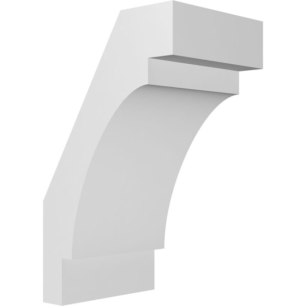 Ekena Millwork 5-in. W x 6-in. D x 10-in. H Merced Architectural Grade PVC Knee Brace BRCP05X06X10MRC - main